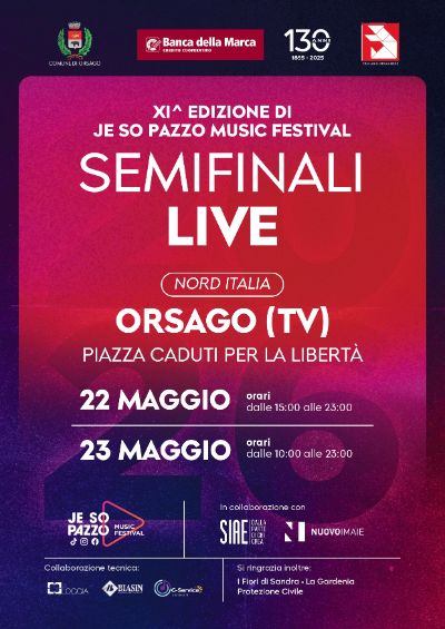 JSP Locandina SEMIFINALI Live 2026 Nord